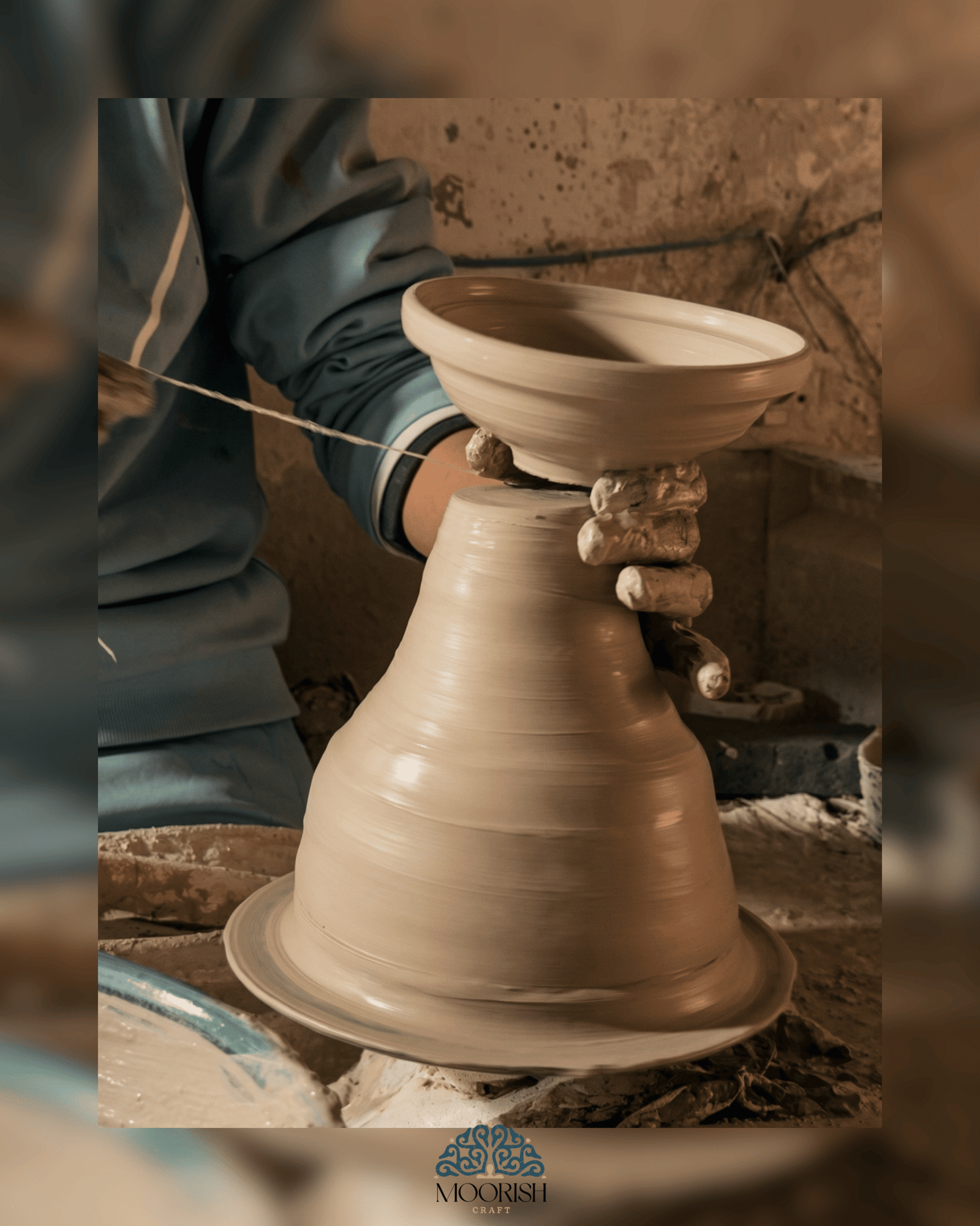 Moorish Craft Pottery Basin