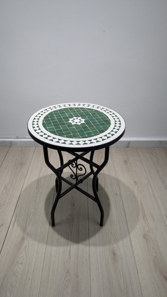 Moroccan Handcrafted Zellige Mosaic Table — MT003