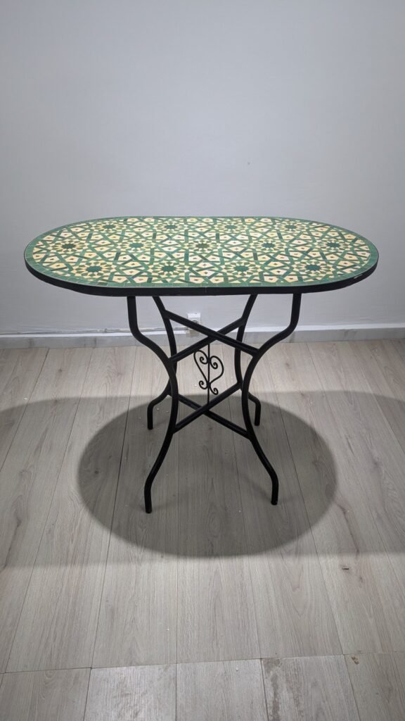 Moroccan Handcrafted Zellige Mosaic Table — MT005