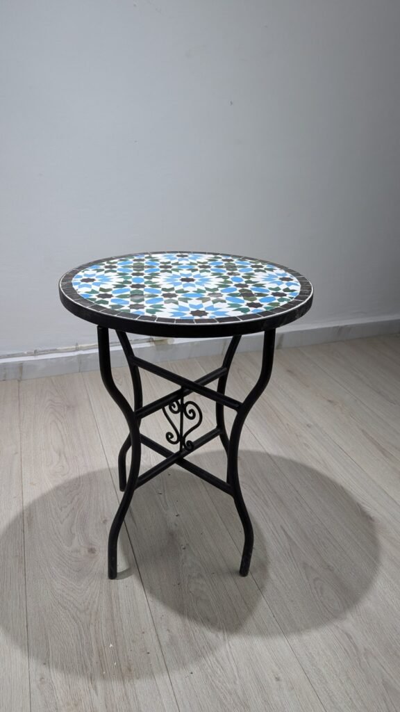 Moroccan Handcrafted Zellige Mosaic Table — MT006