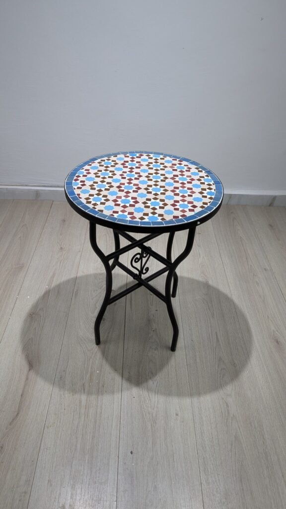 Moroccan Handcrafted Zellige Mosaic Table — MT007