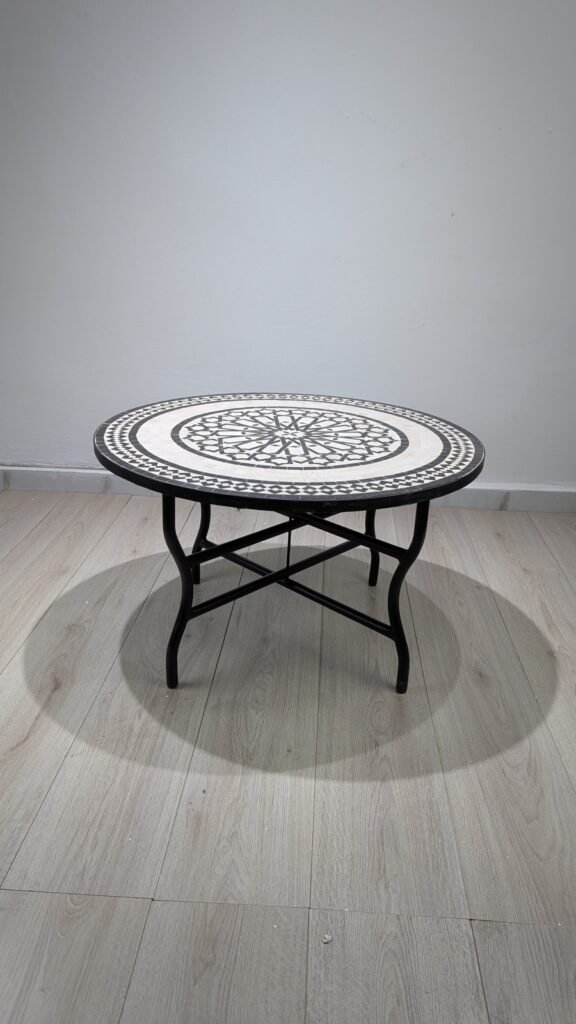 Moroccan Handcrafted Zellige Mosaic Table — MT009