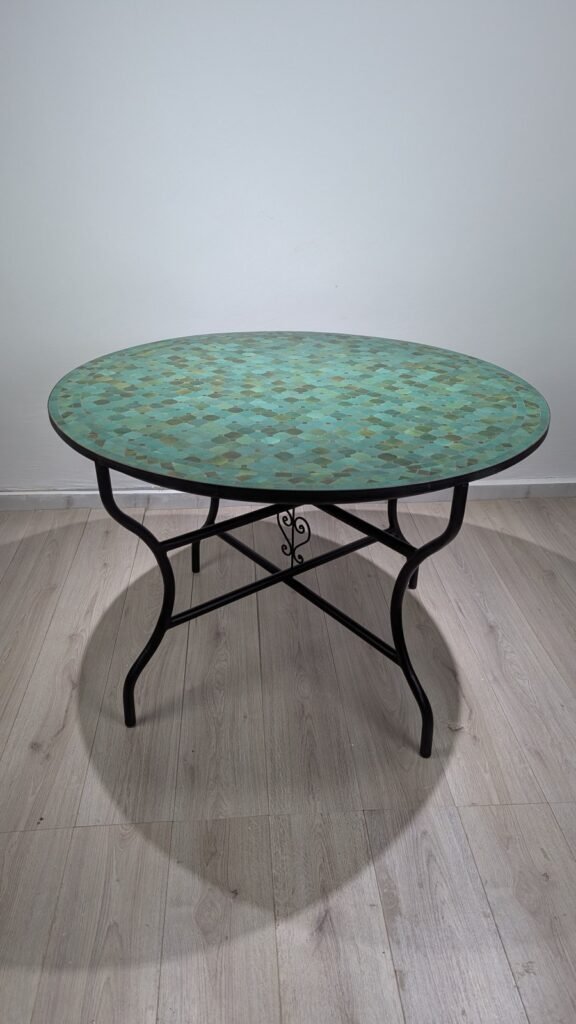 Moroccan Handcrafted Zellige Mosaic Table — MT0010