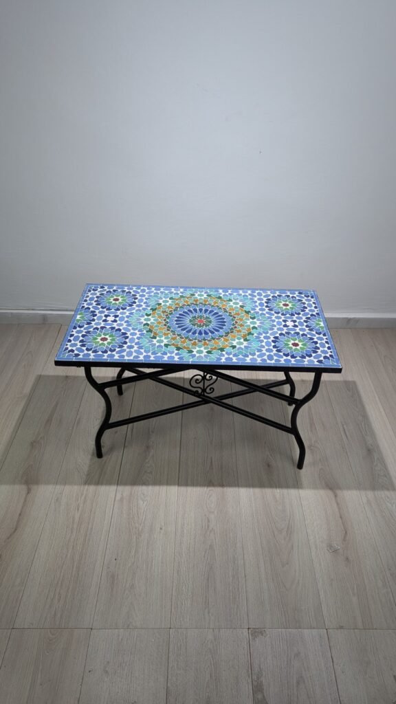 Moroccan Handcrafted Zellige Mosaic Table — MT0011