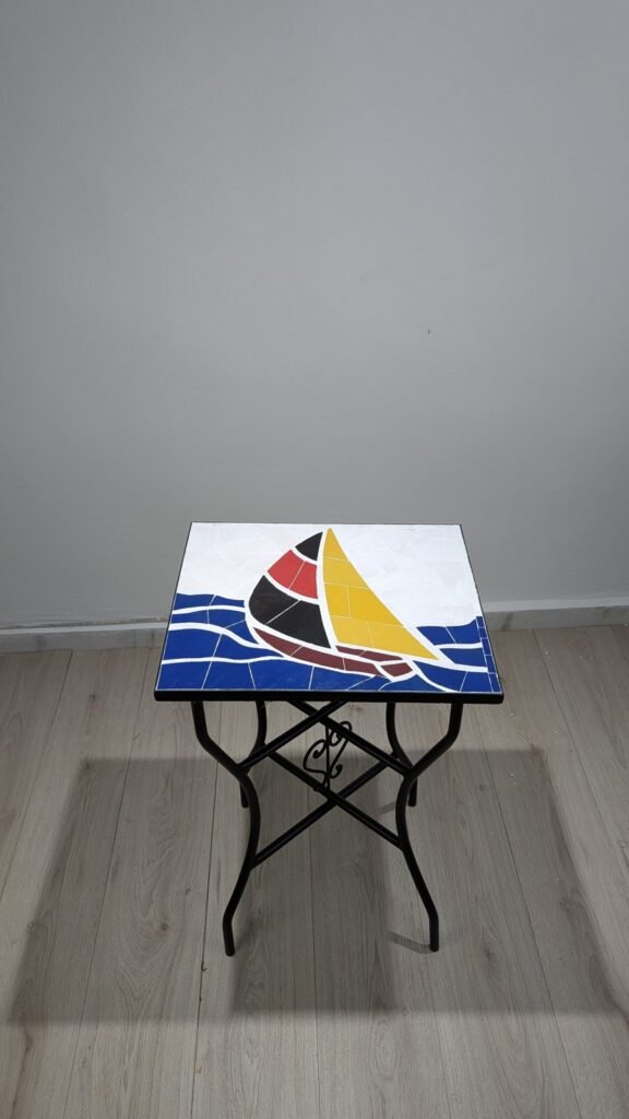 Moroccan Handcrafted Zellige Mosaic Table — MT0013