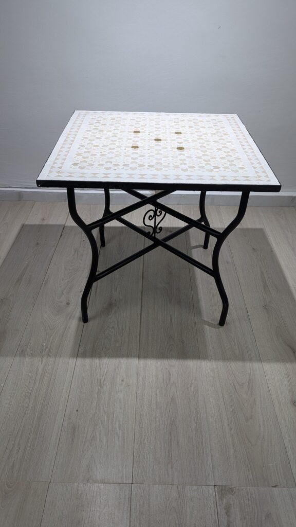 Moroccan Handcrafted Zellige Mosaic Table — MT0015